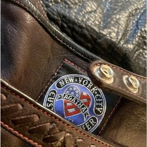 Agatha Blois NYC Custom Leather Saddle Bag